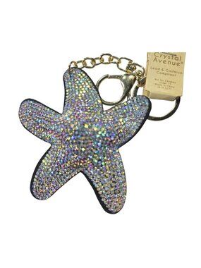 Crystal Avenue Starfish Keychain nwt ocean nautical gift beach vacation sparkle
